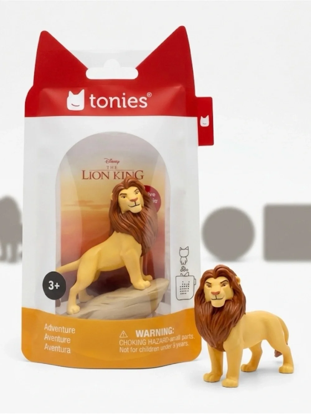NWT monies Disney the lion king audio figurine brand new in original packaging